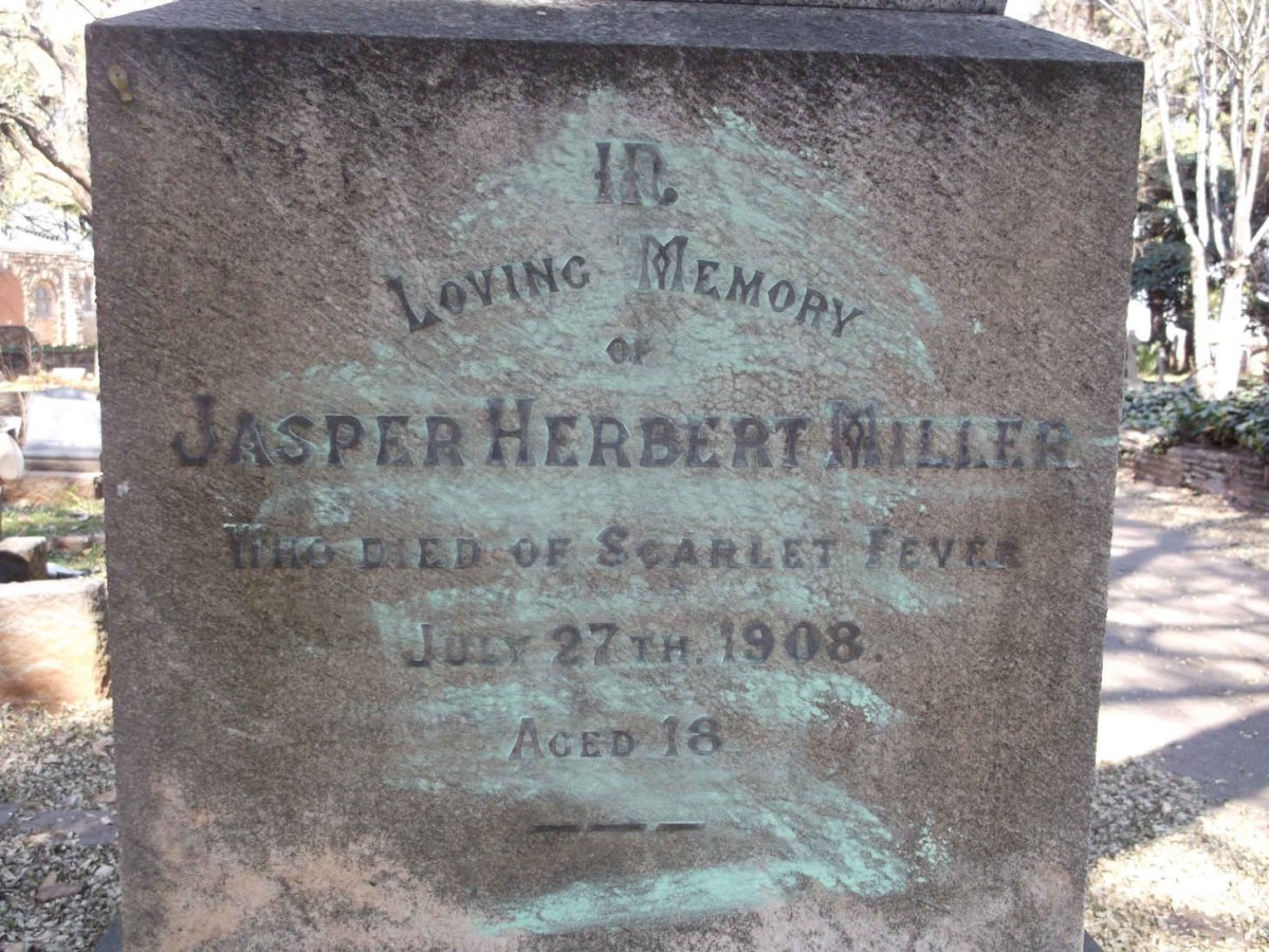 MILLER Jasper Herbert -1908