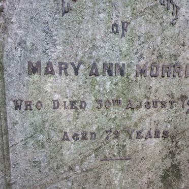 MORRIS Mary Ann -1906