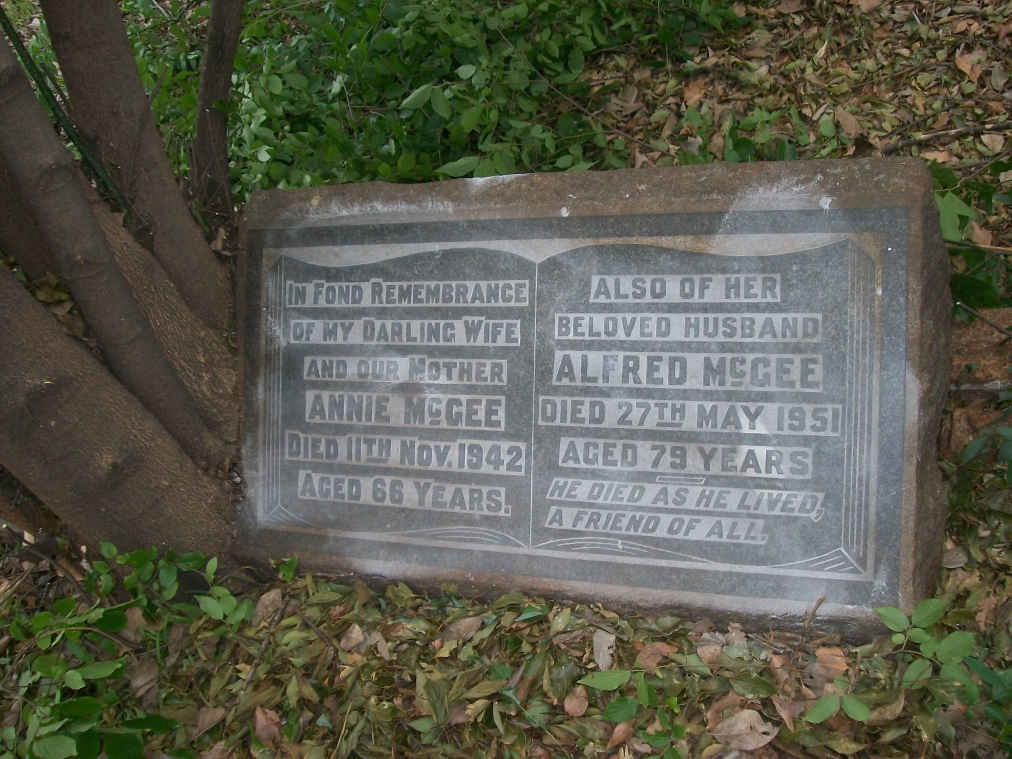 MCGEE Alfred -1951 & Annie -1942 :: HATTRICK Alexander Alfred -1946_2