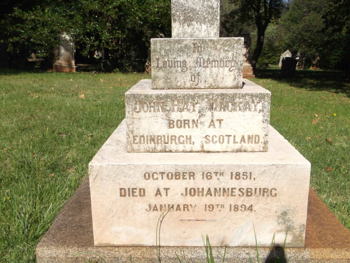 MACKAY John Hay 1851-1894