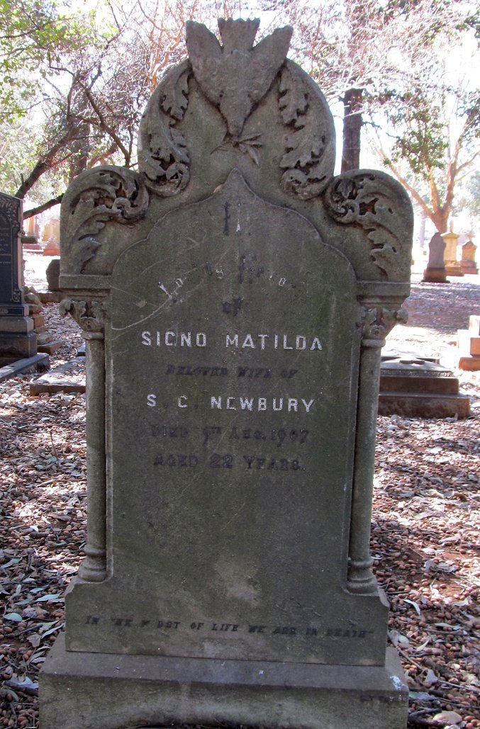 NEWBURY Sicno Matilda -1907