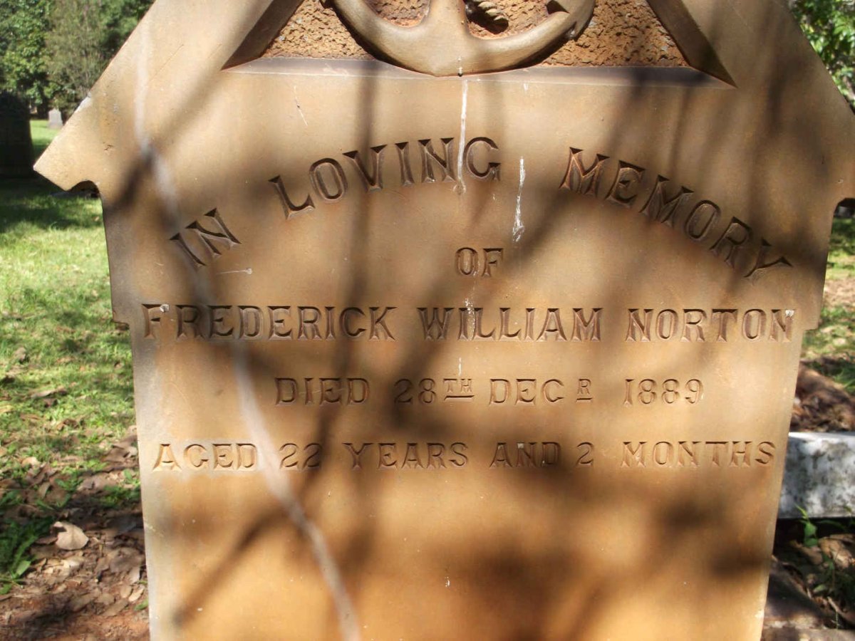 NORTON Frederick William -1889