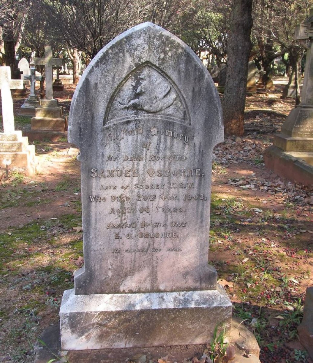 OSBORNE Samuel -1903