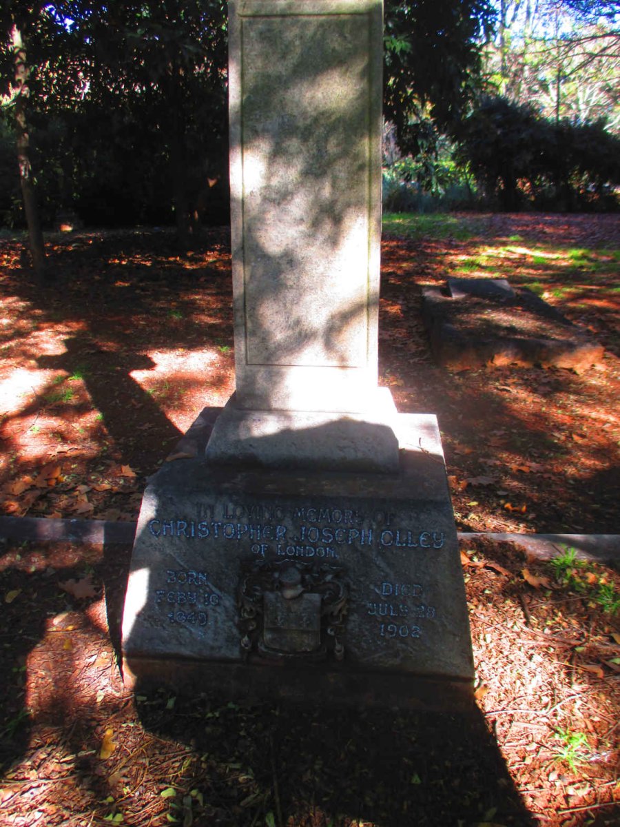 OLLEY Christopher Joseph 1849-1902