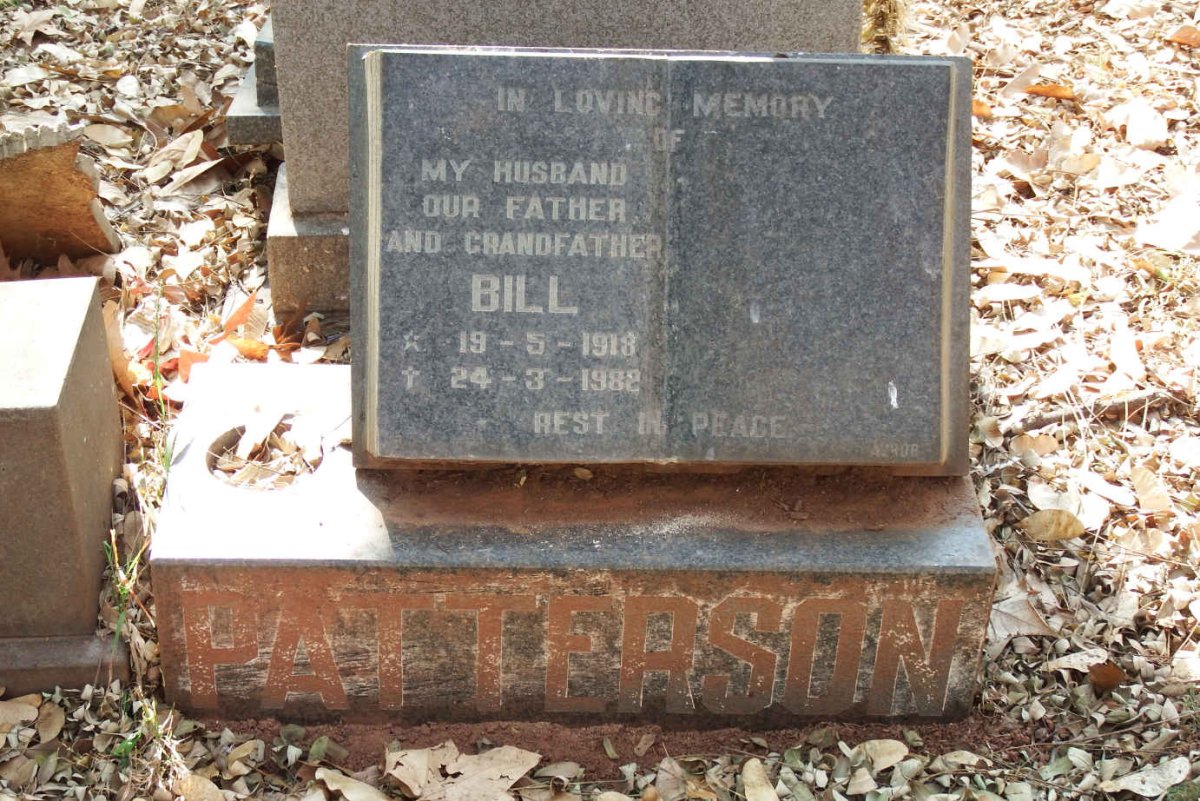 PATTERSON Bill 1918-1982