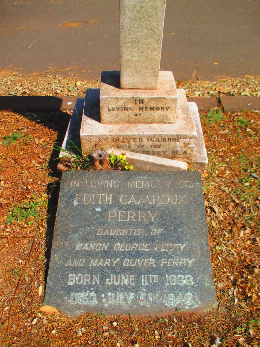PERRY Mary Oliver nee CAMROUX  :: PERRY Edith Camroux 1866-1946