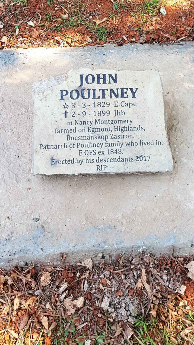 POULTNEY John 1829-1899