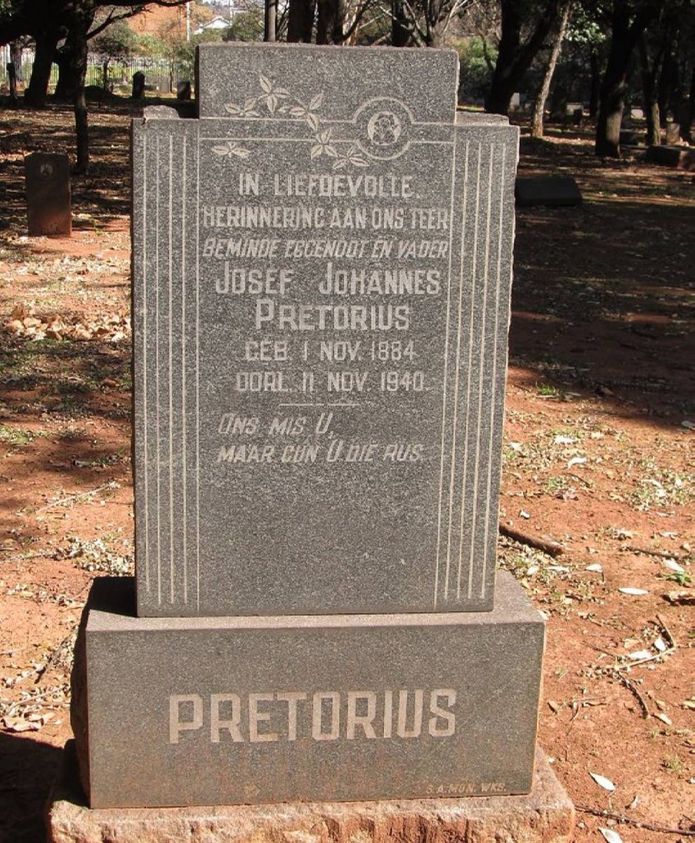 PRETORIUS Josef Johannes 1884-1940
