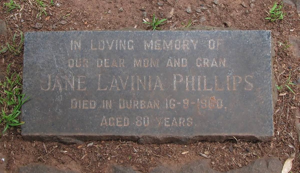 PHILLIPS Jane Lavinia -1960