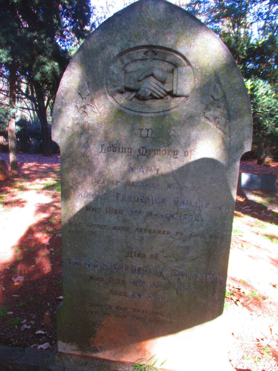 PHILLIPS Thomas Frederick -1903 & Mary -1902