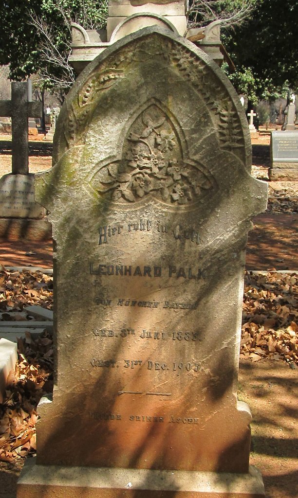 PALK Leonard 1883-1905
