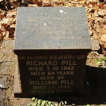 PILL William &amp; Lena :: PILL Richard -1942 :: PILL William -1943