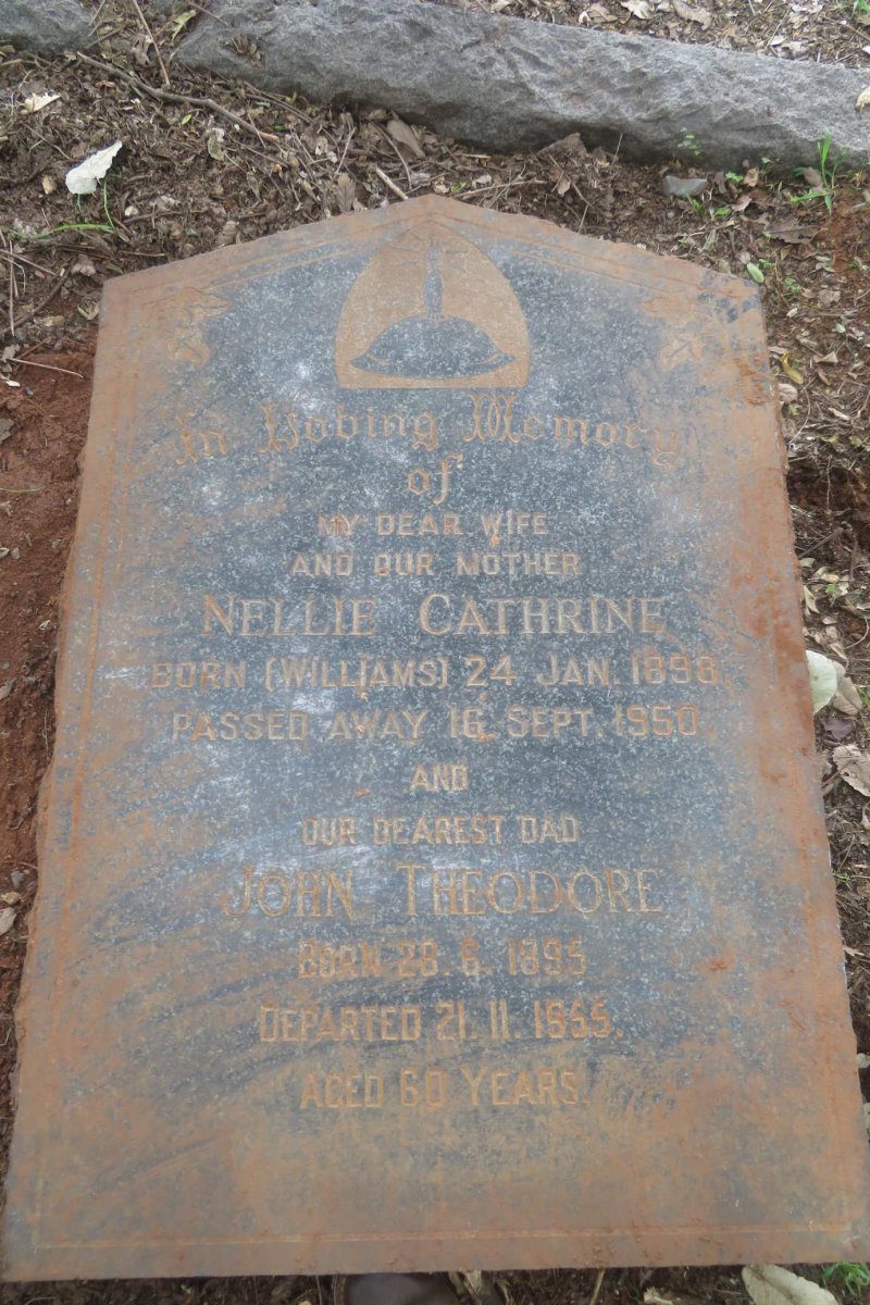 PLESSIS John Theodore, du 1895-1955 & Nellie Cathrine WILLIAMS 1898-1950_2