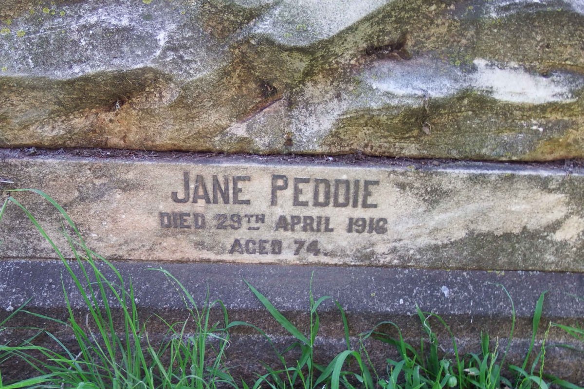 PEDDIE Jane -1916