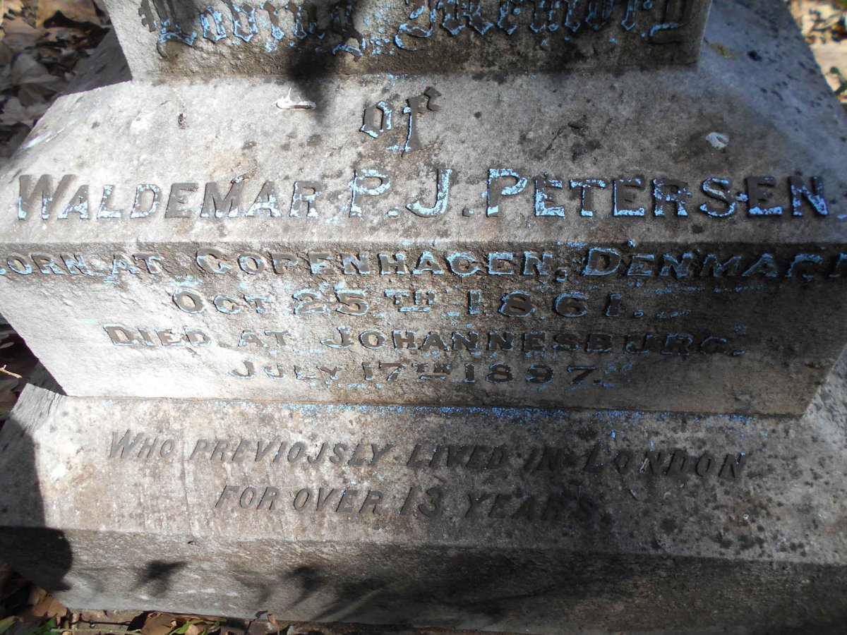 PETERSEN Waldemar P.J. 1861-1897