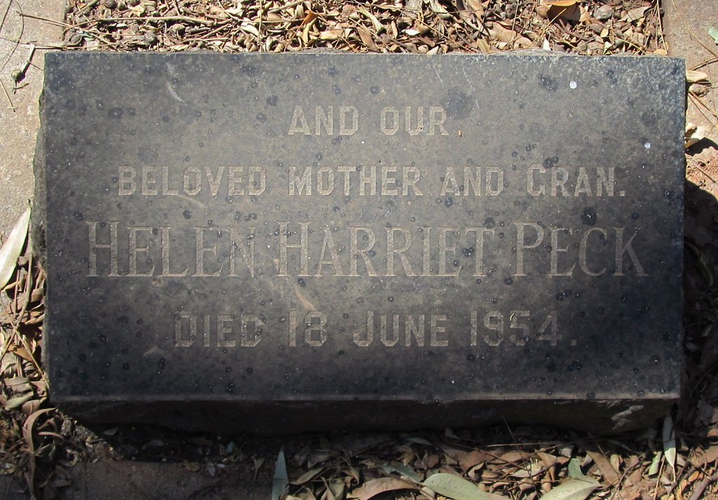 PECK Helen Harriet -1954