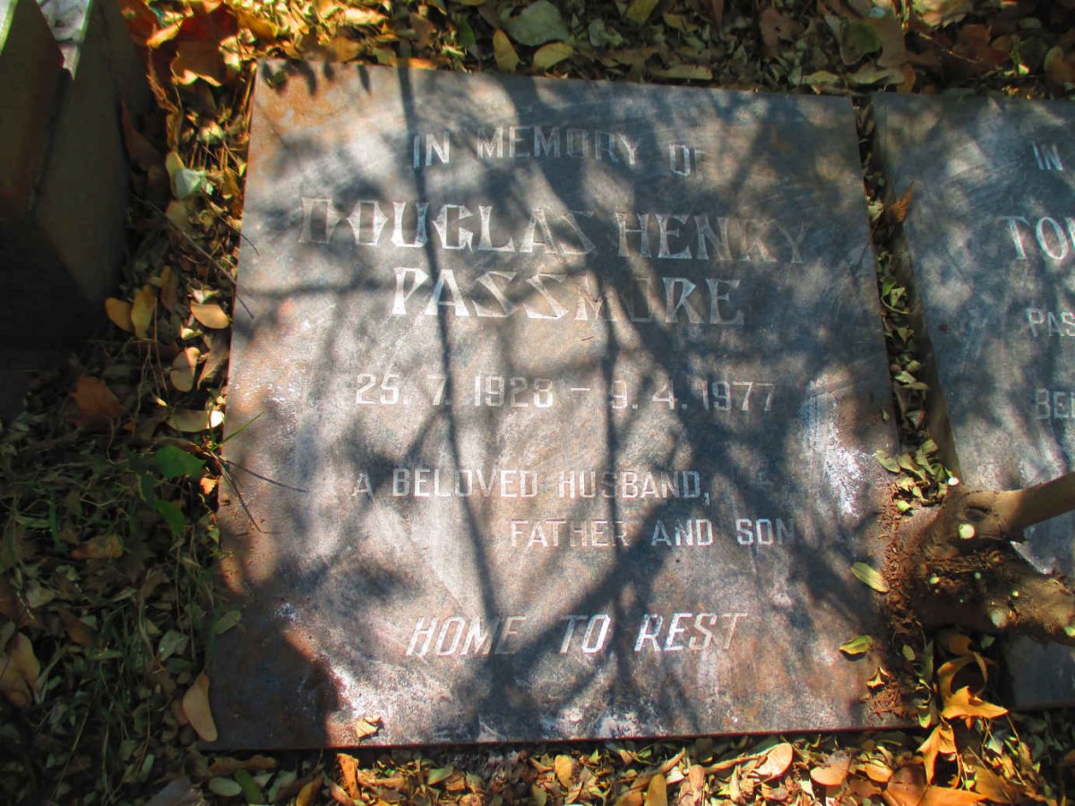 PASSMORE Douglas Henry 1928-1977