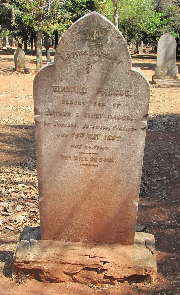 PASCOE Edward -1892