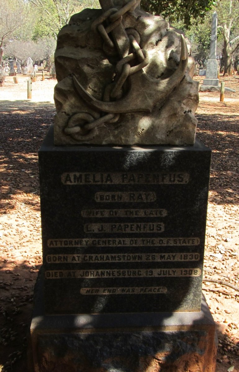 PAPENFUS Amelia nee RAY 1830-1908