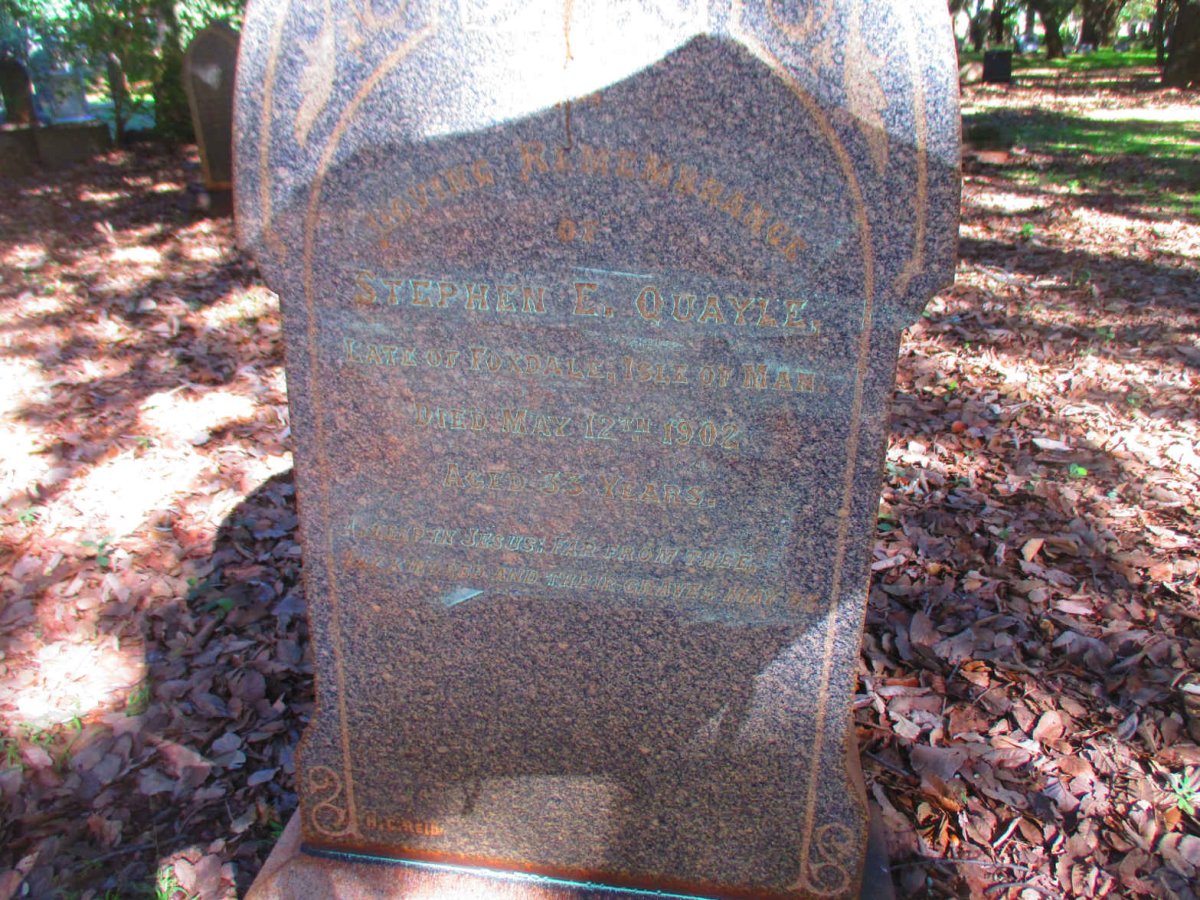 QUAYLE Stephen E. -1902