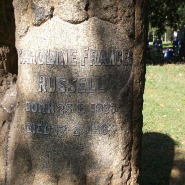 RUSSELL G. -1918 :: RUSSELL Caroline Frances 1883-196? :: RUSSELL Farquhar -1900 _2