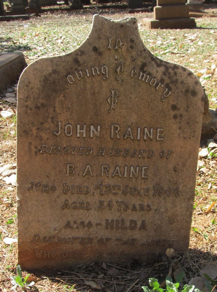 RAINE John -1906 :: RAINE Hilda