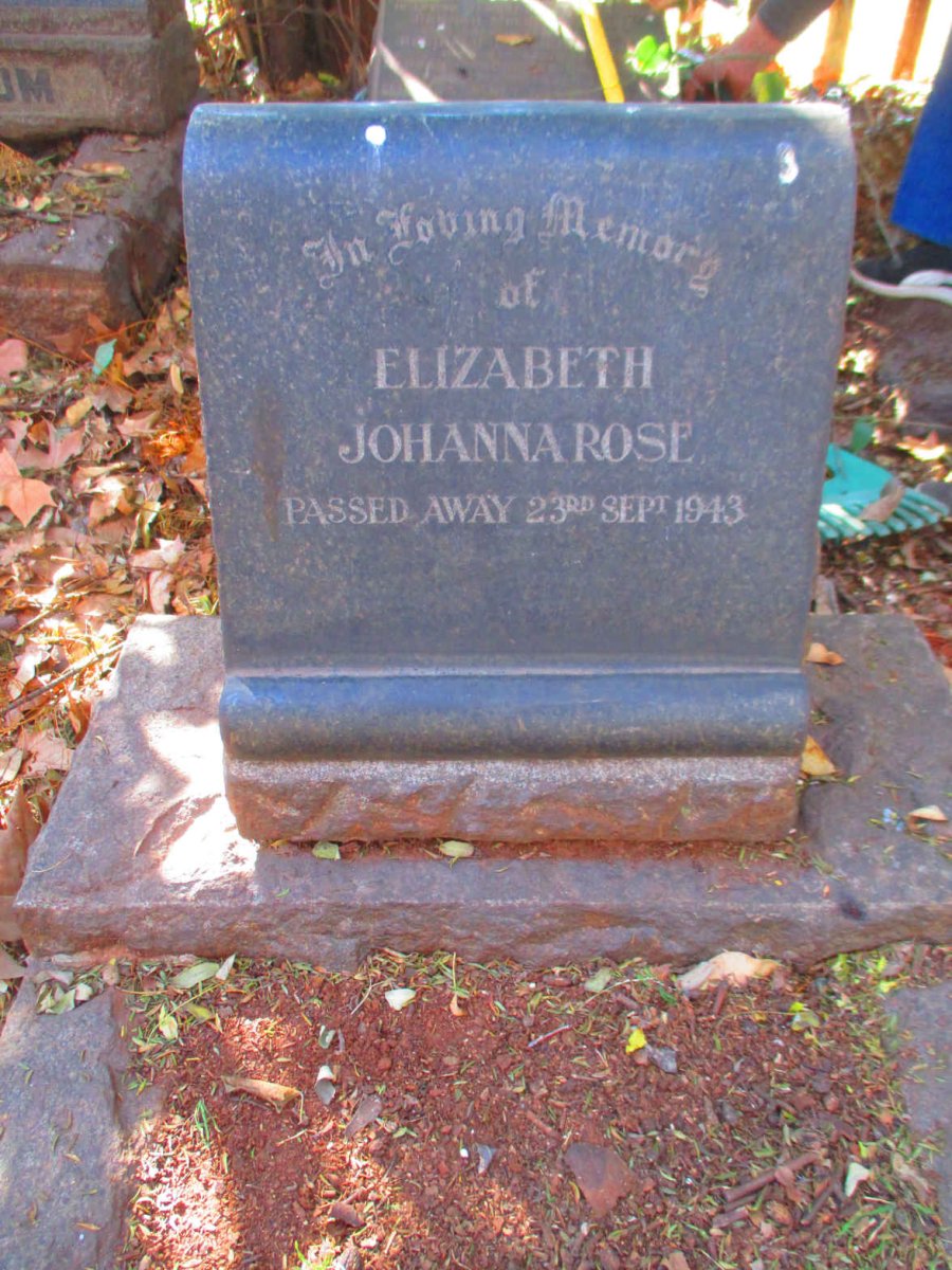 ROSE Elizabeth Johanna -1943
