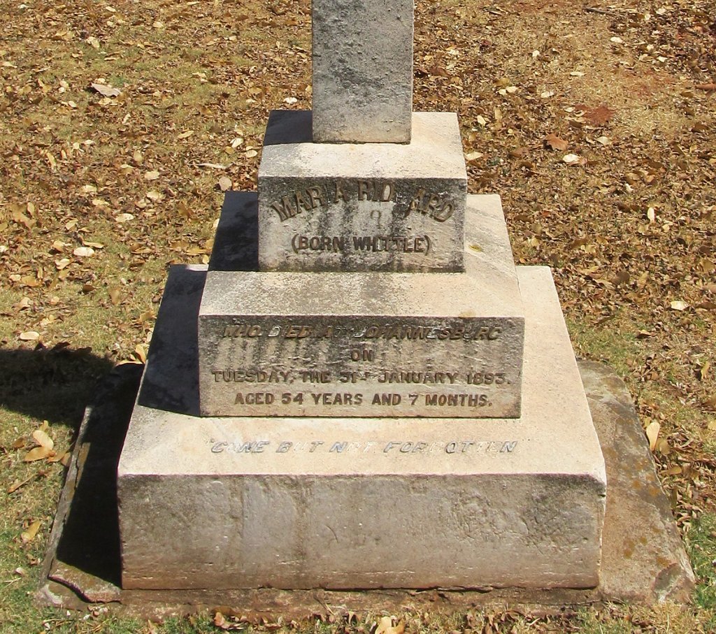 RIDGARD Maria nee WHITTLE -1893