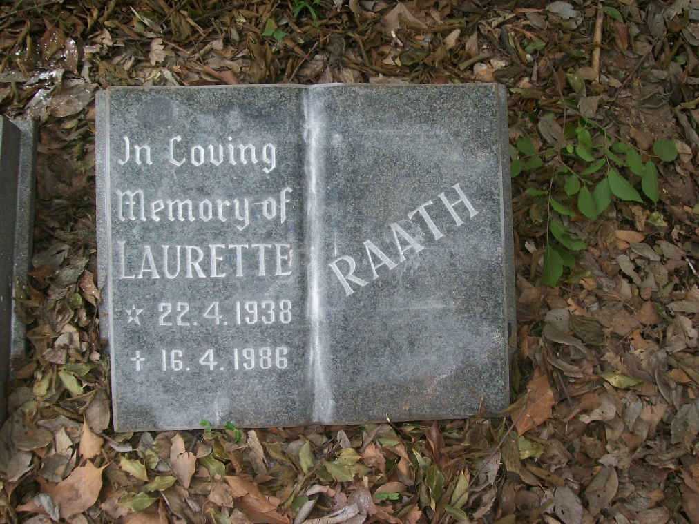 RAATH Laurette 1938-1986