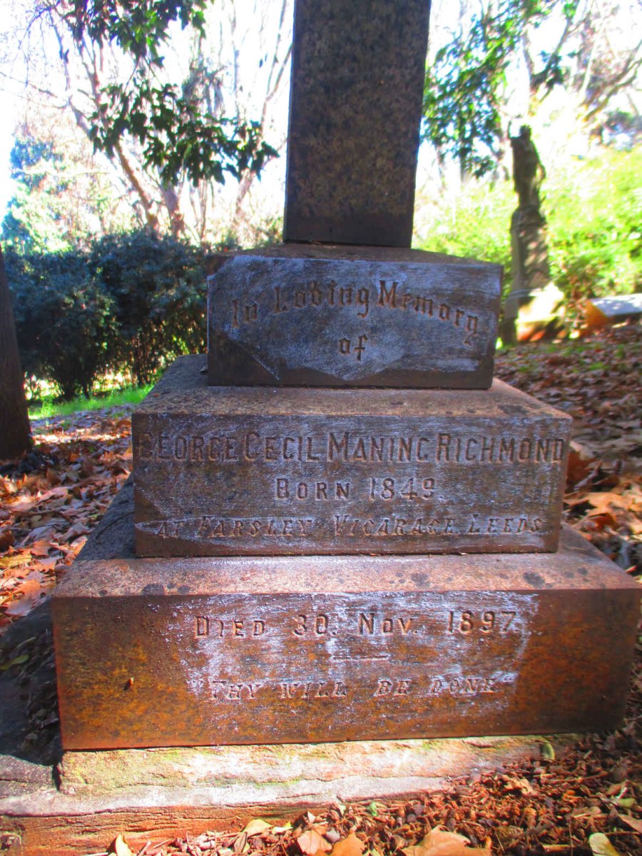 RICHMOND George Cecil Maning 1849-1897