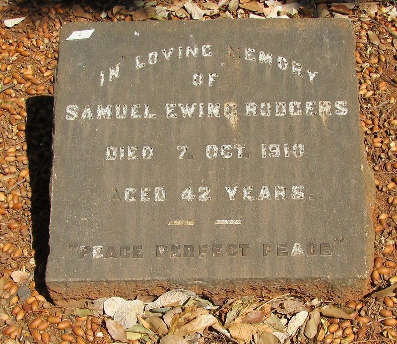 RODGERS Samuel Ewing -1910