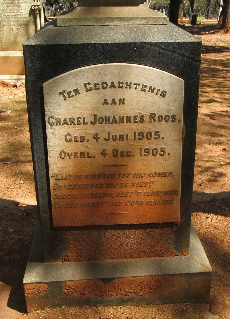 ROOS Charel Johannes 1905-1905