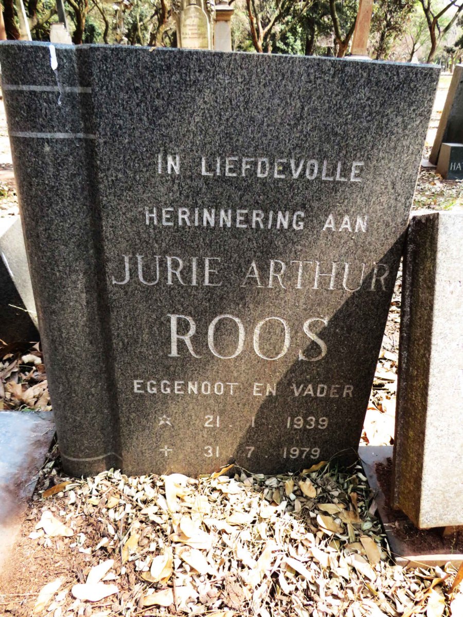 ROOS Jurie Arthur 1939-1979