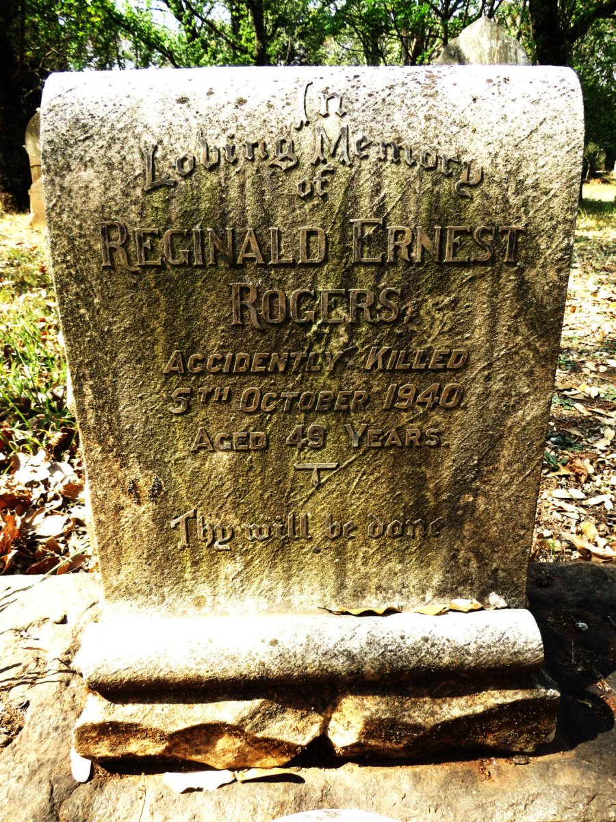ROGERS Reginald Ernest -1940