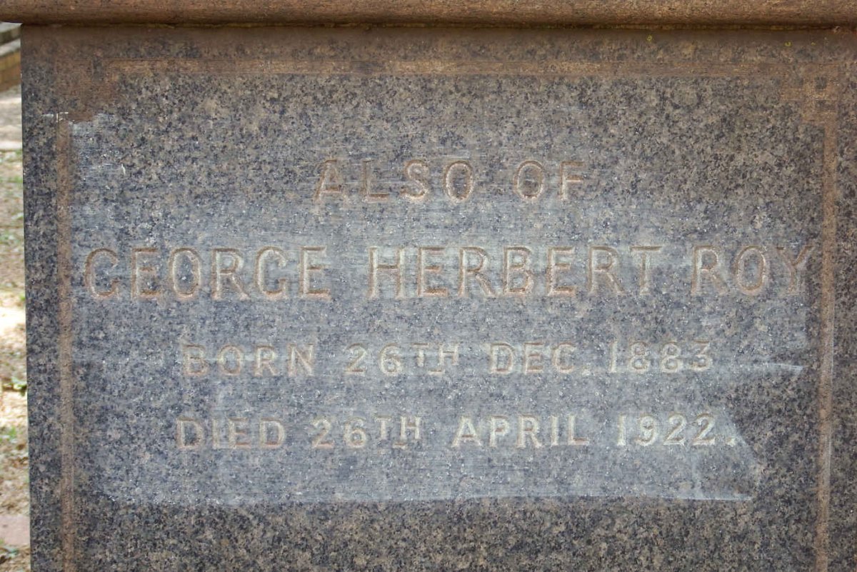 ROY Alexander Kay 1848-1902 & Mary E.A. 1854-1933 :: ROY George Herbert 1883-1922_3