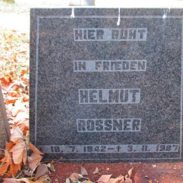 ROSSNER Helmut 1942-1987