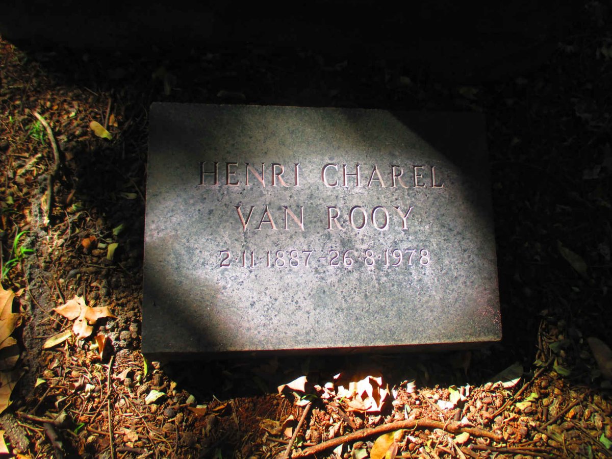 ROOY Henri Charel, van 1887-1978