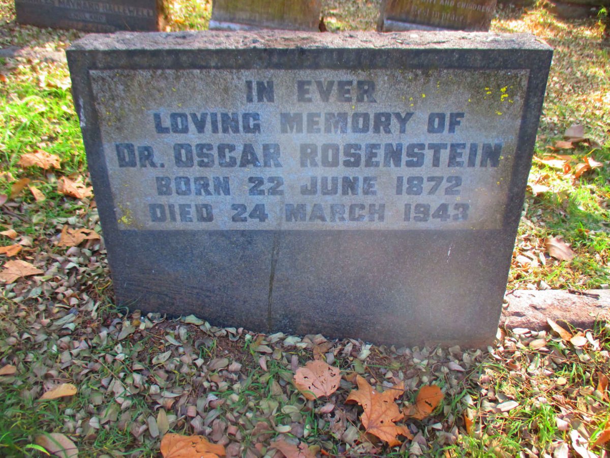 ROSENSTEIN Oscar 1872-1943
