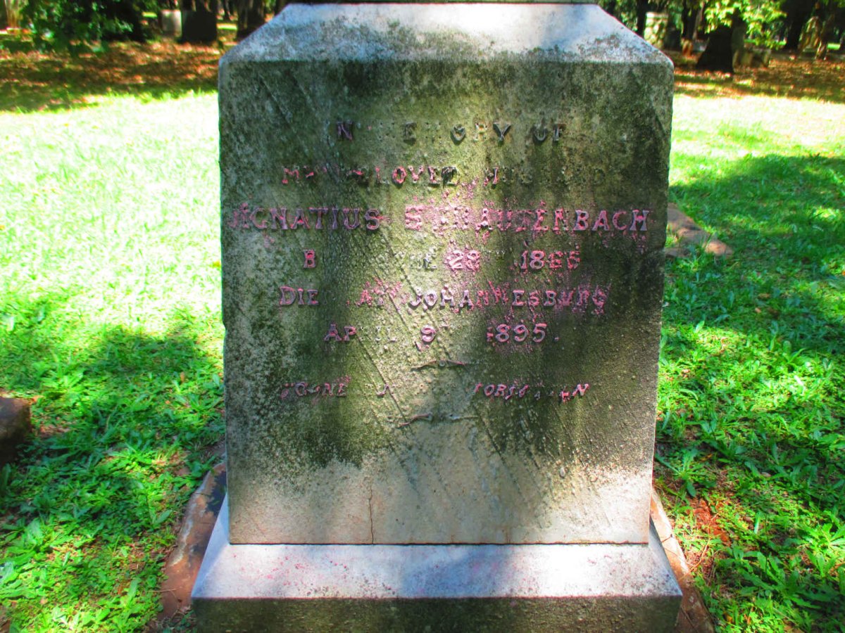 RAUTENBACH Ignatius S. 186?-1895