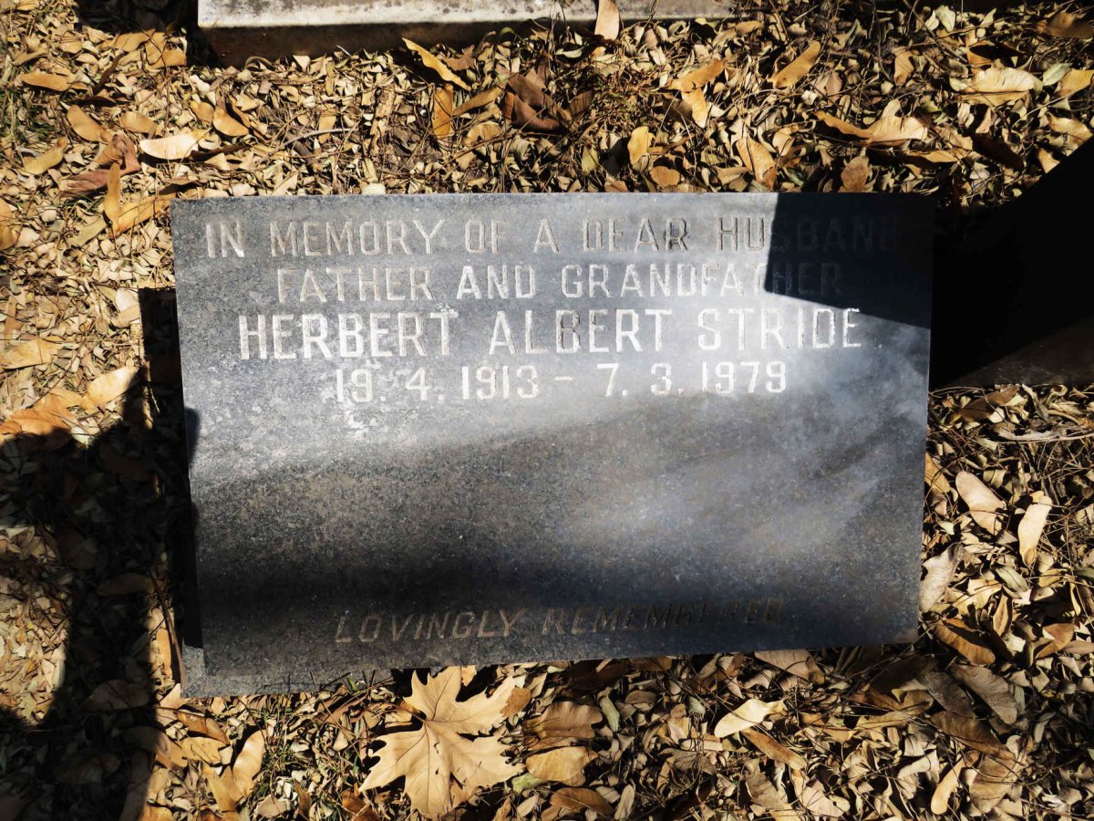 STRIDE Herbert Albert 1913-1979