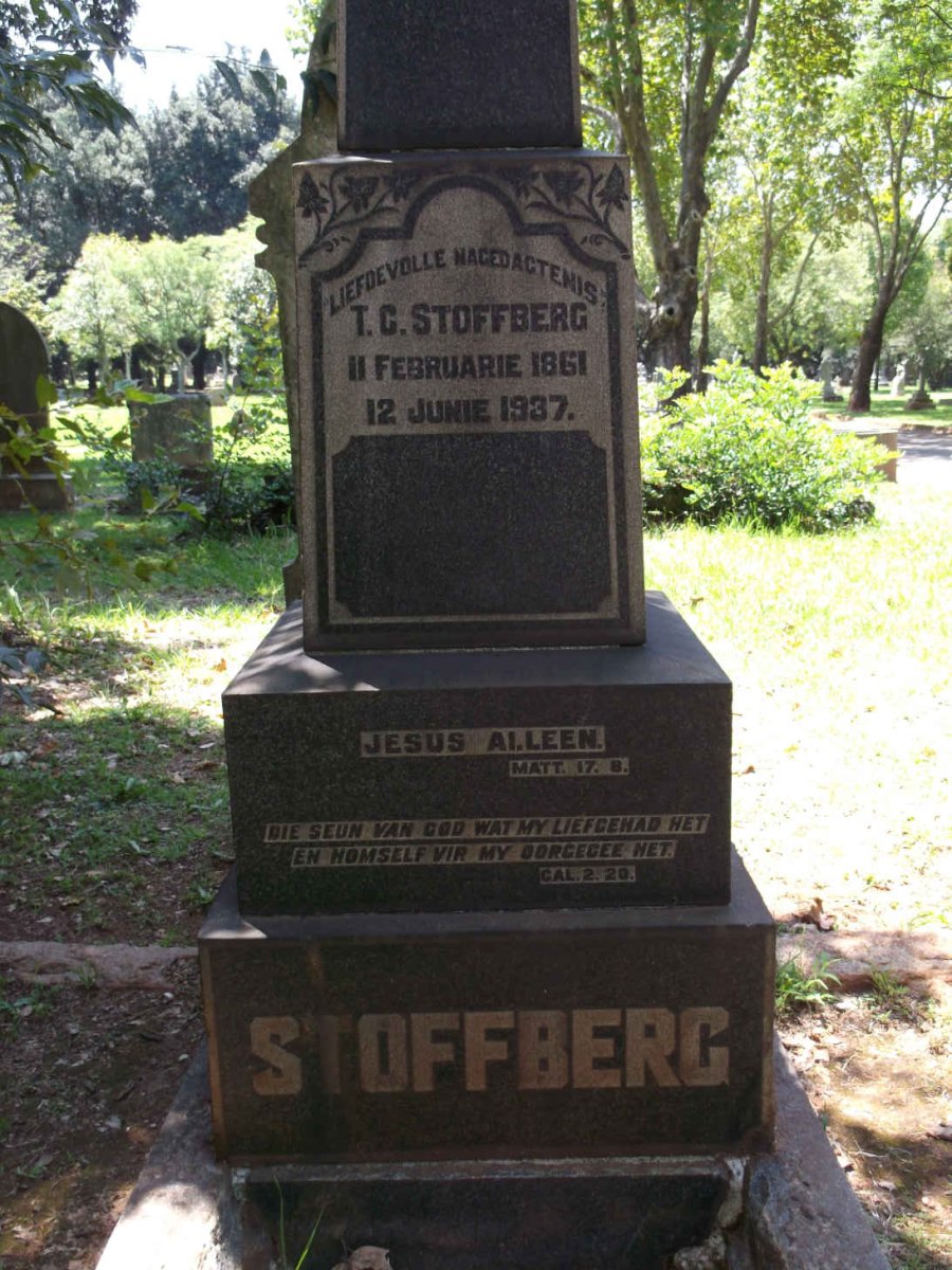 STOFFBERG T.C. 1861-1937