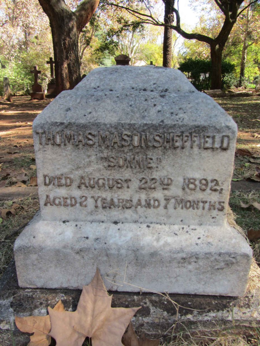 SHEFFIELD Thomas Mason -1892