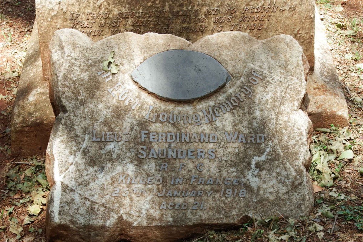SAUNDERS Edith Beatrice -1897 :: SAUNDERS Ferdinand Ward -1918_2