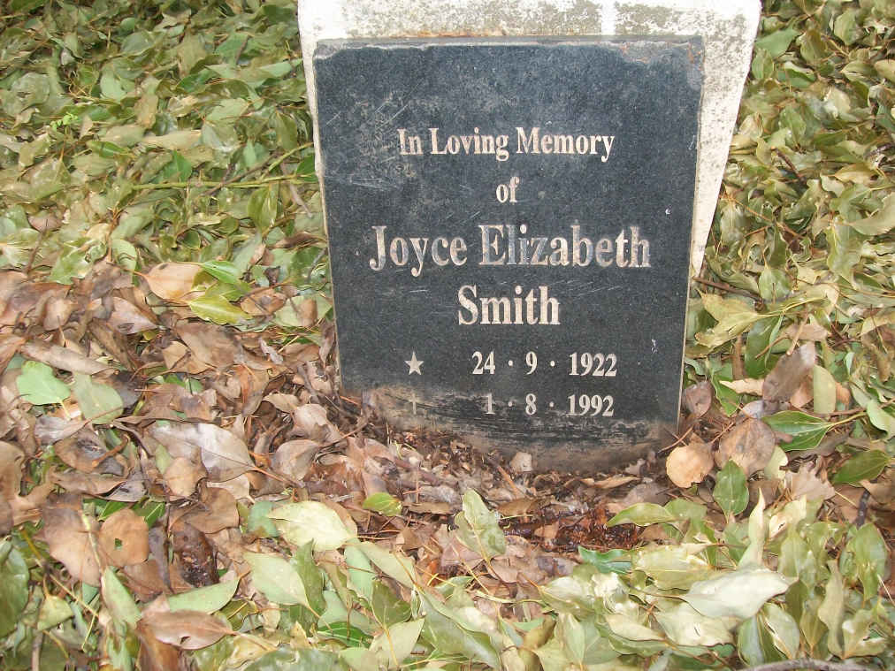 SMITH Joyce Elizabeth 1922-1992