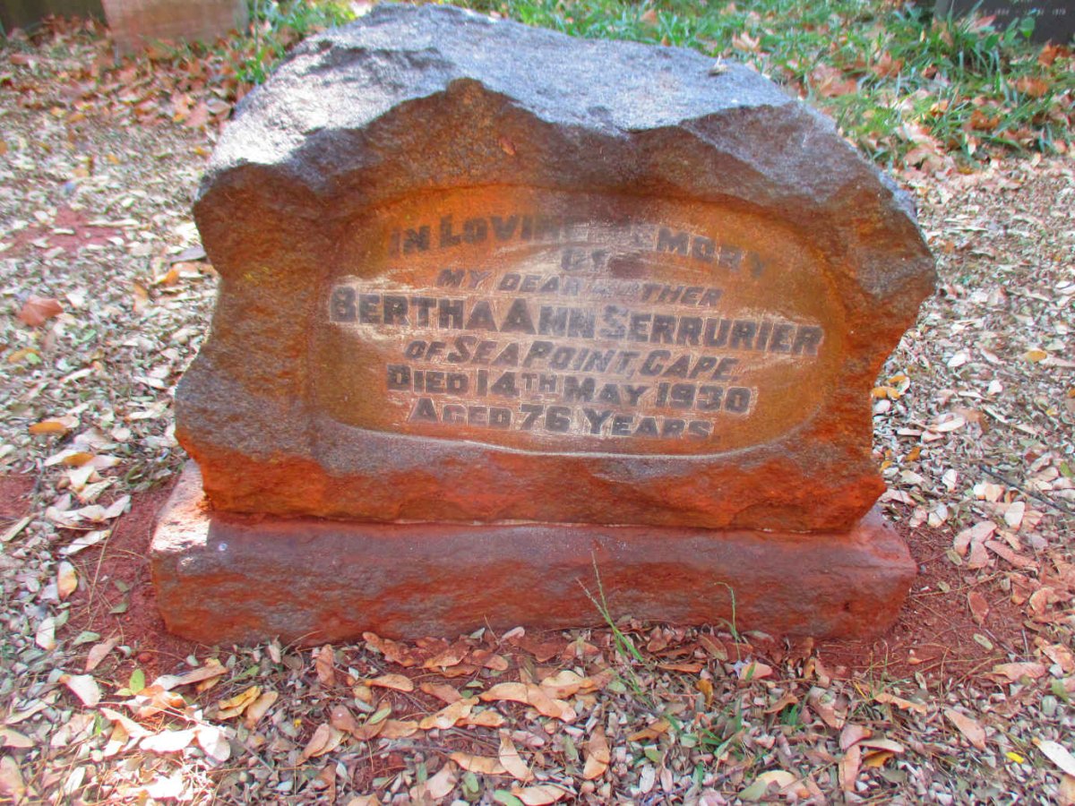 SERRURIER Bertha Ann -1930