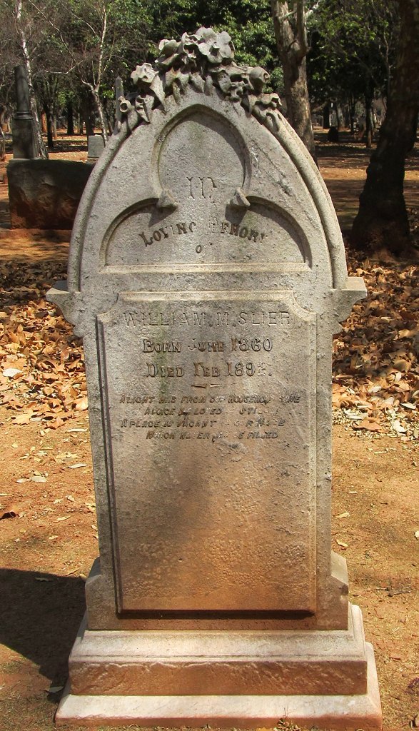 SLIER William M. 1860-1892