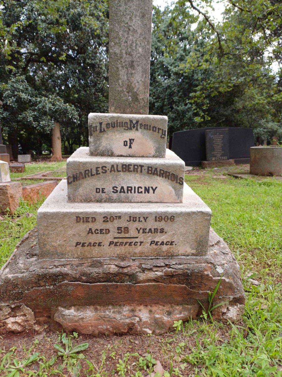 SARIGNY Charles Albert Barrois, de -1906
