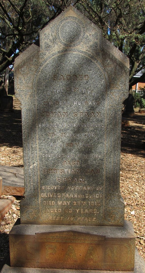 SPAAN Johan -1906 :: SPAAN Christian Jan -1912