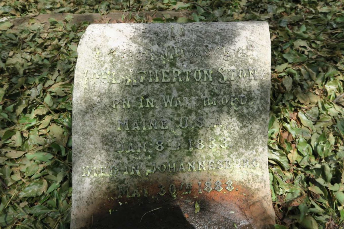 STONE Joel ?therton 1833-1888