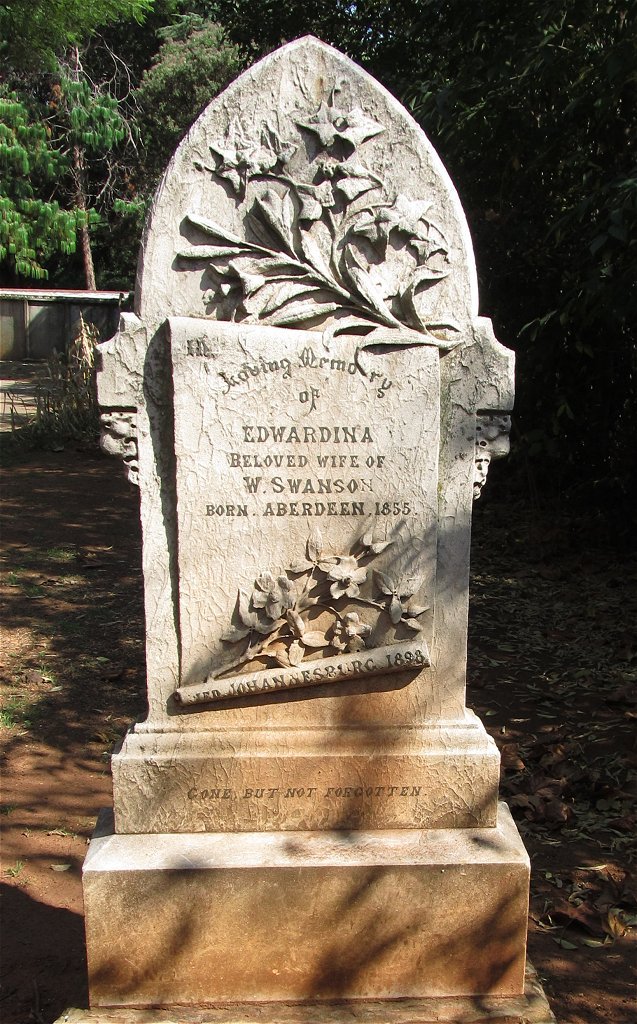 SWANSON Edwardina 1855-1898